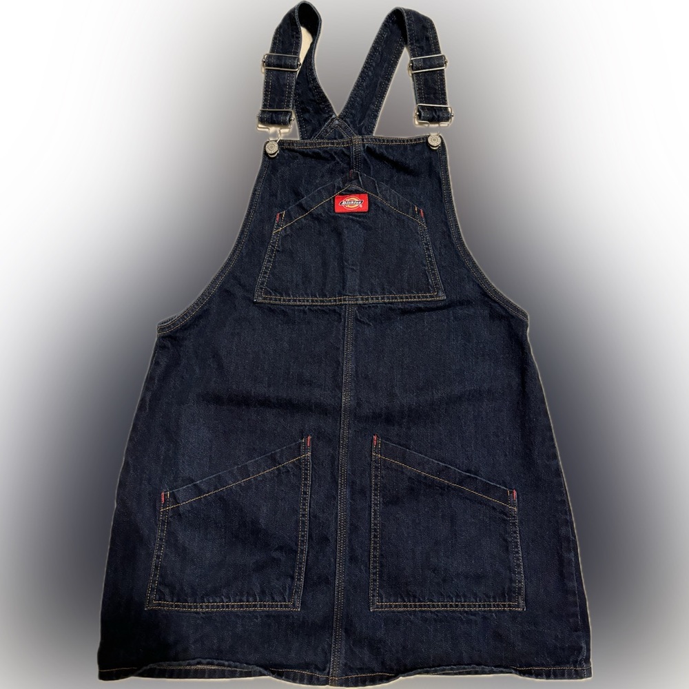 Girls Denim Overall Dress